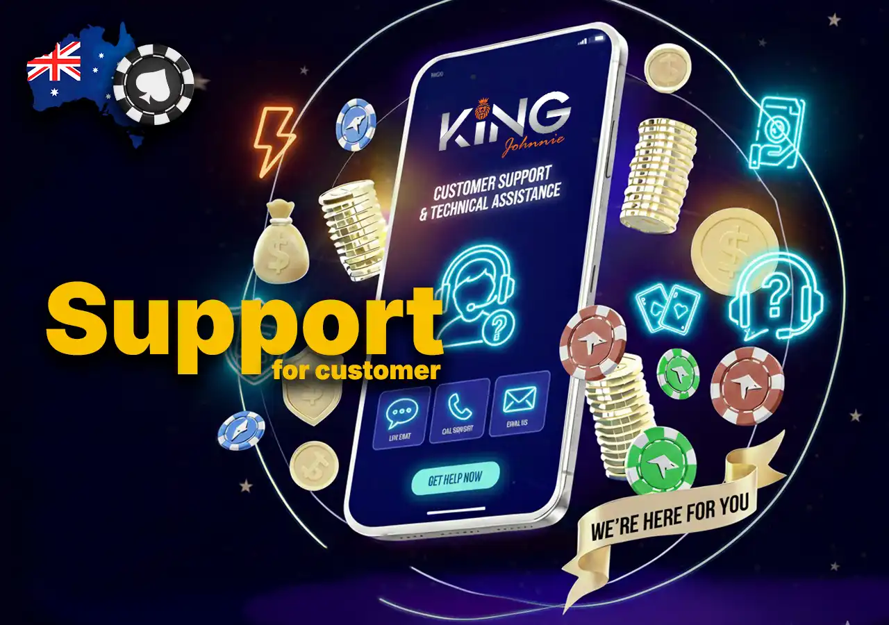 Customer Support in King Johnnie Casino App – 24/7 Help