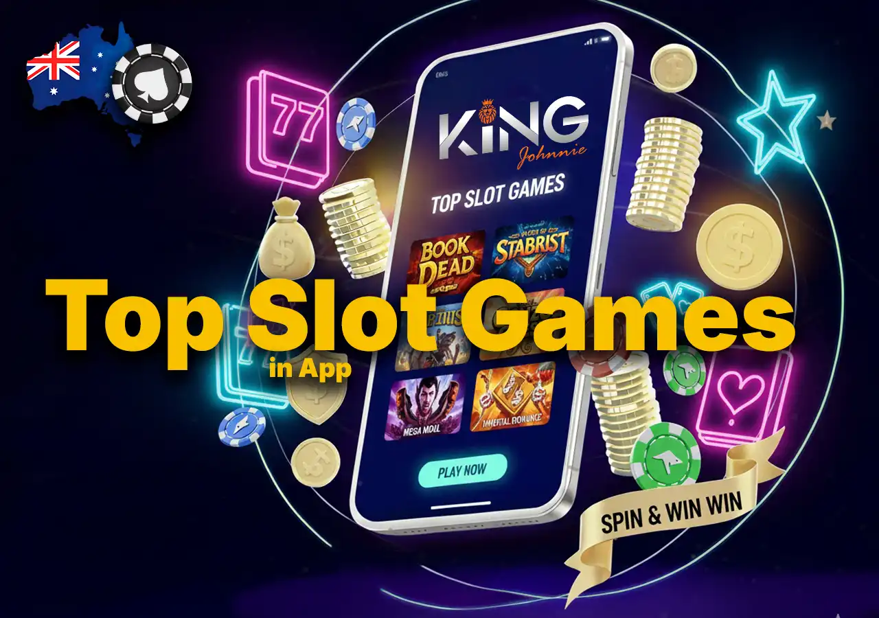 Top Slot Games Available on King Johnnie Casino App